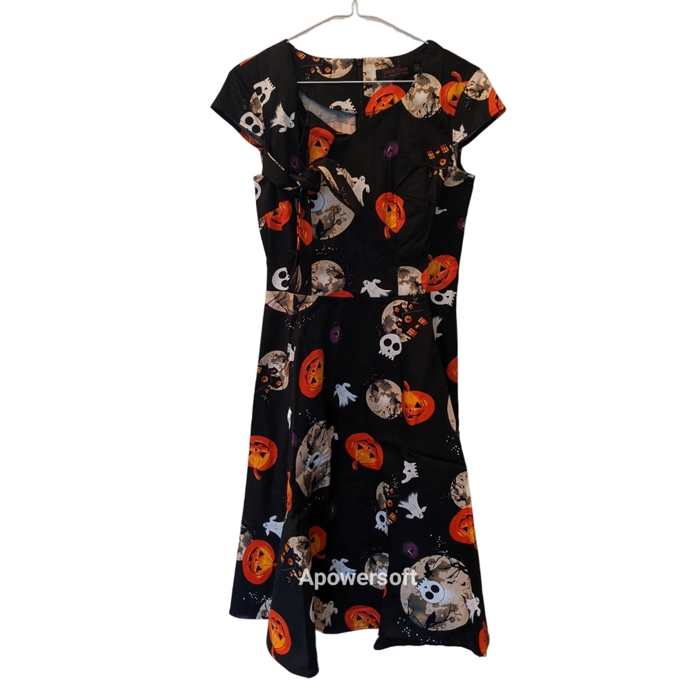 Limited addition Halloween retro vintage style dress